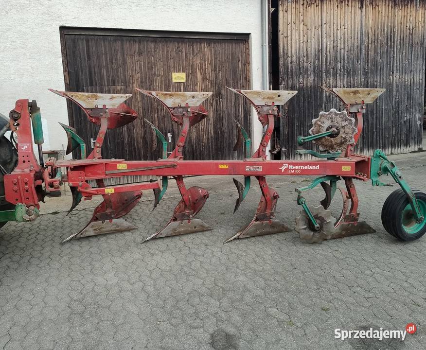 Pług obrotowy kverneland lm 100 4 skibowy nieuszkodzony