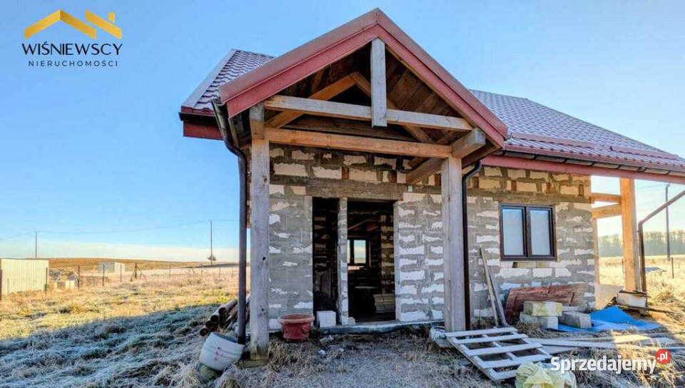 Dom mieszkalny w budowie 62 m2 w pobliżu j Laskowice