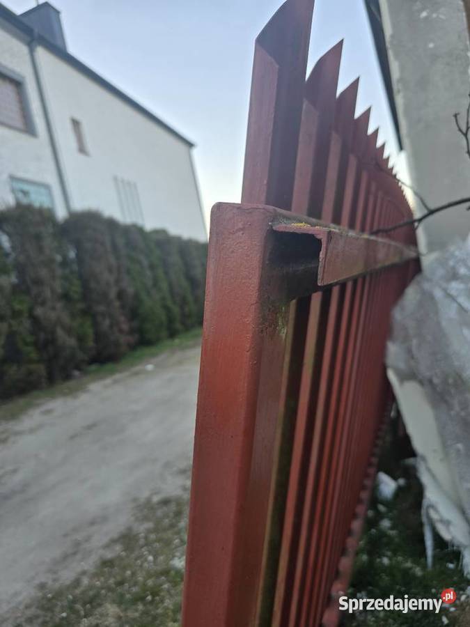 Brama 6m furtka 1m Goździk