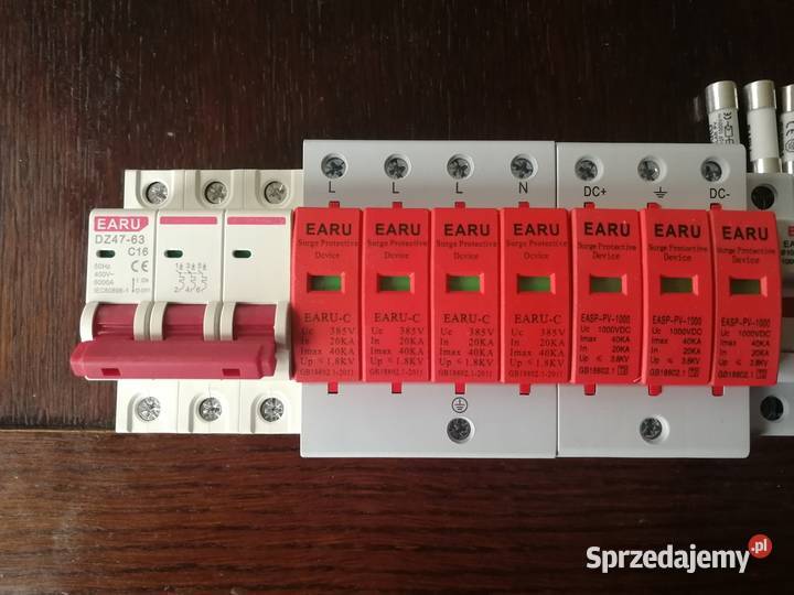 Rozdzielnica PV komplet zabezpieczeń SPD DCAC Warszawa