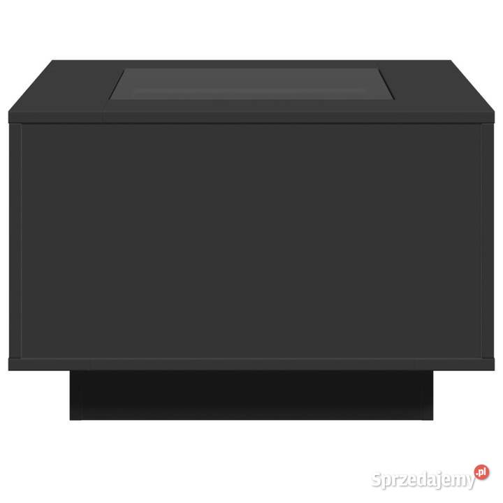 Stolik kawowy z LED czarny 60x60x40 WM847568 Warszawa