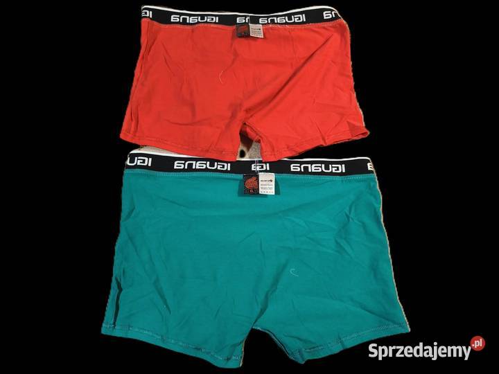 2Pack Bokserki Iguana XL Nowe Czerwony Miętowy Rozmiar XL Gródek