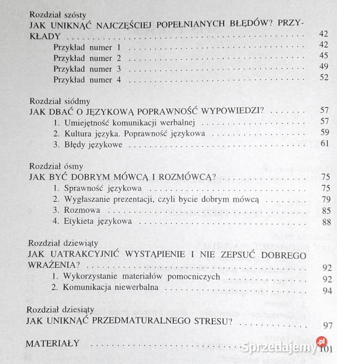 Język Polski Nowa Matura Prezentacja i rozmowa Pozostałe