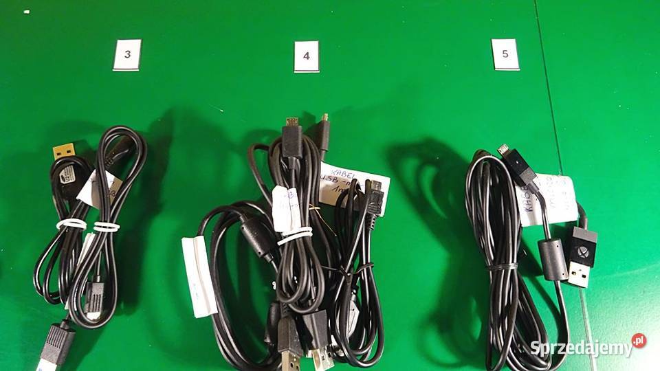 Kabelki USB 20micro USB typ B różnej długości Chorzów
