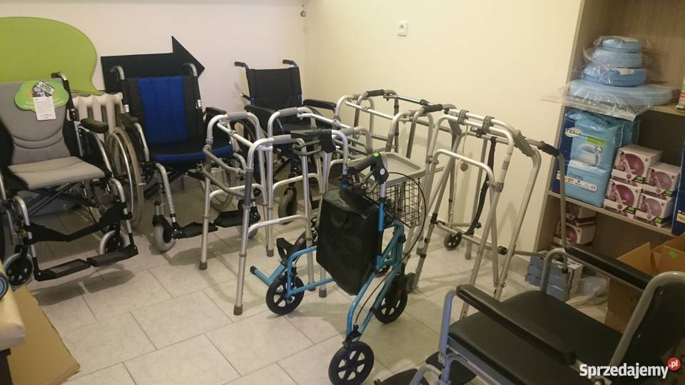 Balkonik stały dwukołowy aluminiowy składany Sprzęt rehabilitacyjny i ortopedyczny