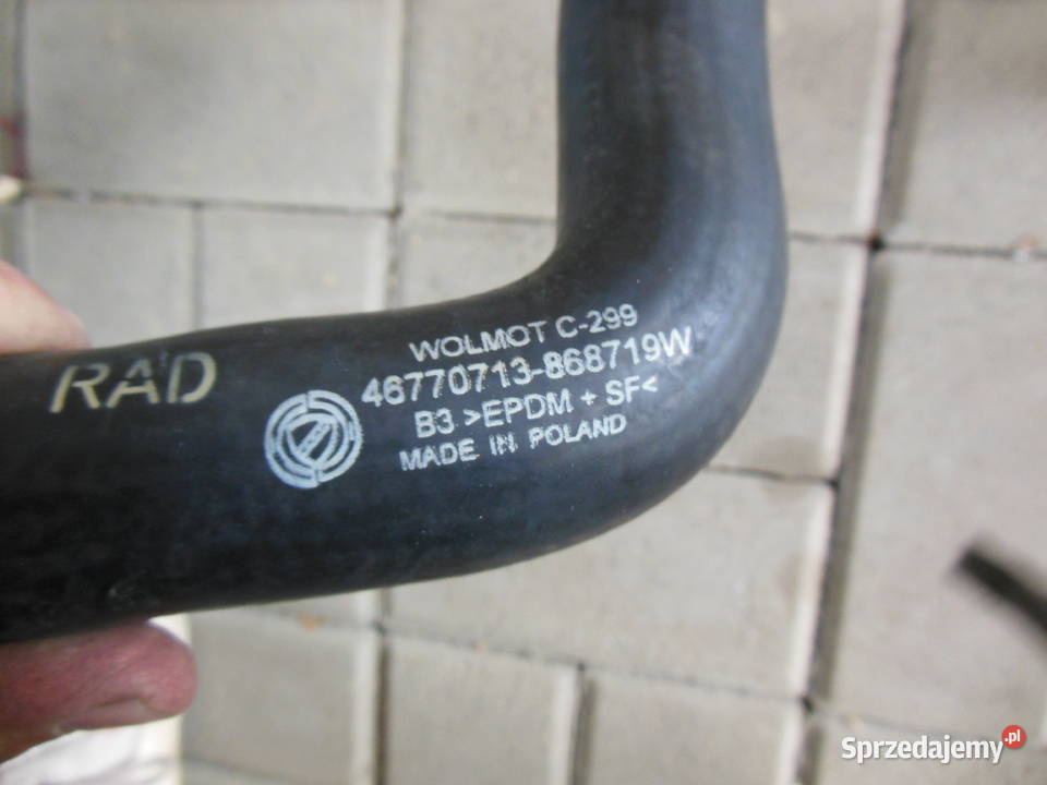 Złącze rura trójnik chłodnicy FIAT Palio 12 oryg osobowe Węże chłodnicy Kozy