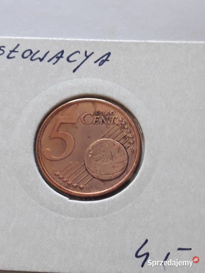 5 Eurocentów Słowacja 2009 r Konin