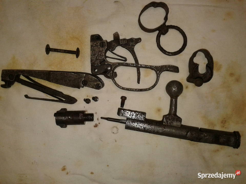 BERTIER części karabinu zdezelowanereplika Skiereszewo