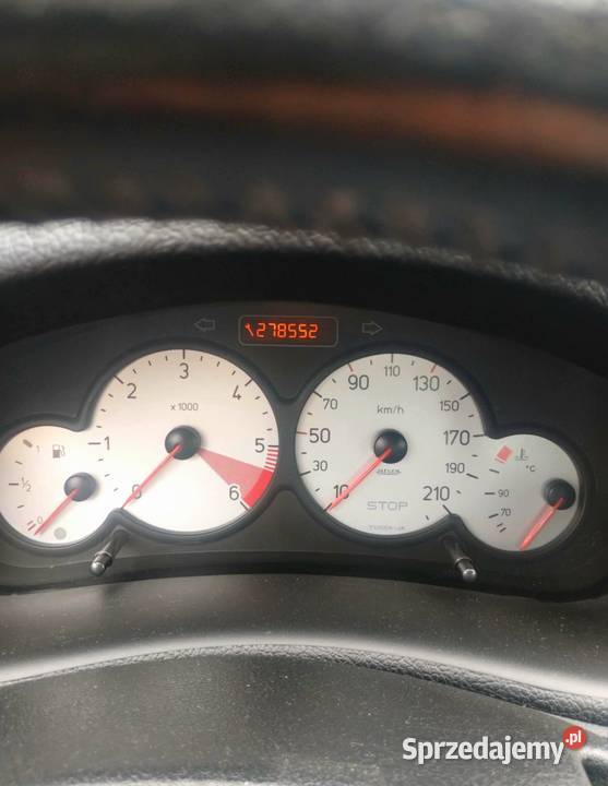PEUGEOT 206 XS 20 HDI 2004 Gotowy do jazdy czarny