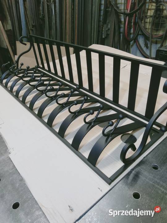 Duży Wieszak metalowy stylowy czarny mat łódzkie Kutno