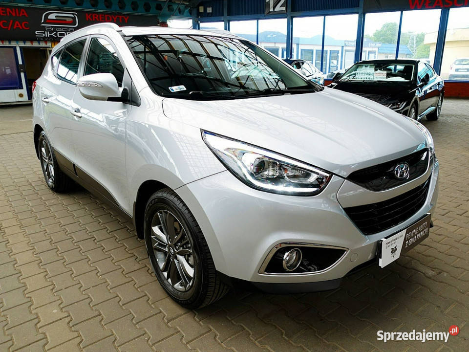 Hyundai ix35 16i 16V SkóraLed 108 Gwarancja srebrny śląskie Mysłowice