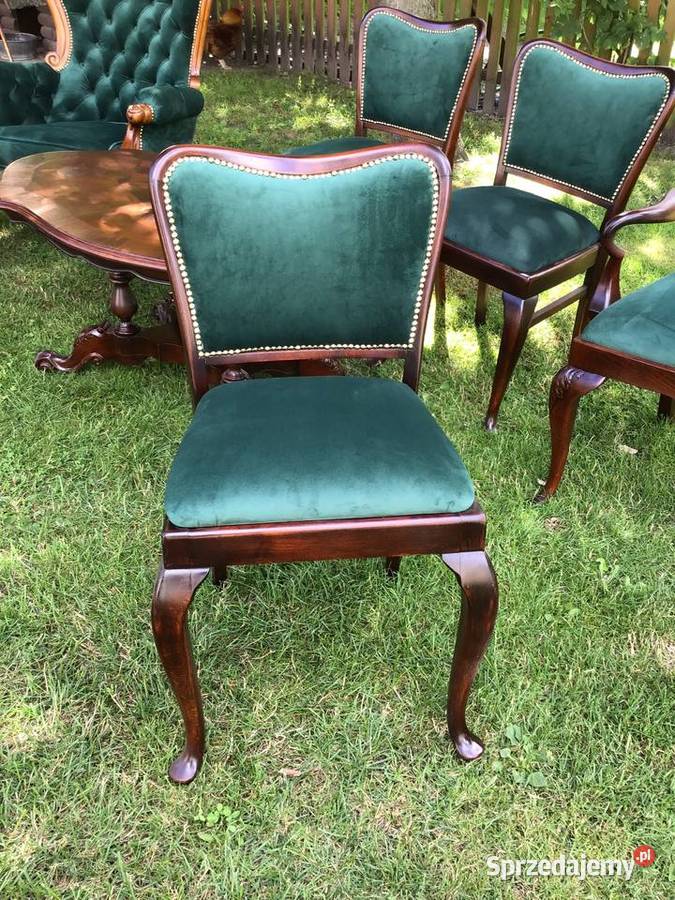 Krzesła ludwikowskie renowacji Wieruszów
