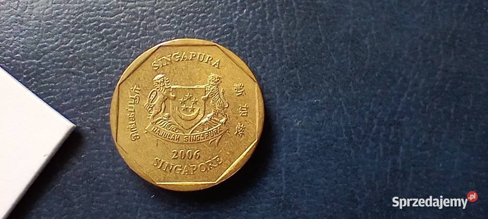 Stare monety 1 dolar 2006 Singapur Antyki, Sztuka, Kolekcje Lesko