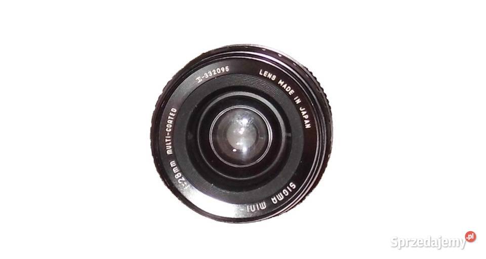 Obiektyw szerokokątny Sigma MC MiniWide 28mm 28 Warszawa