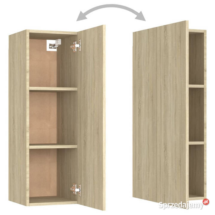Szafka telewizyjna dąb sonoma 305x30x90 WM803350 Dom i Ogród Warszawa