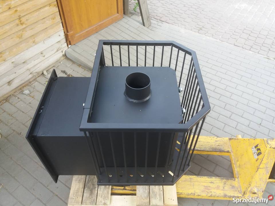 Tunelowy piec do sauny opalany drewnem do 40m3 Warszawa
