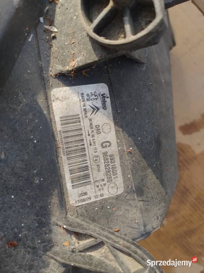 Lampa Przednia Lewa Prawa Citroen Berlingo II