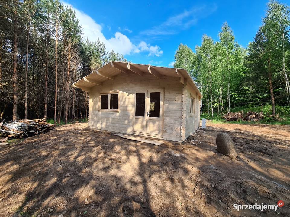 Drewniany domek letniskowy Majka 6x6 32 m Mrągowo