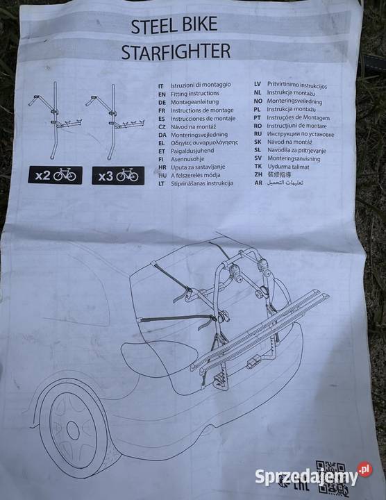 bagażnik rowerowy Menabo Steel Bike 3 Poddębice