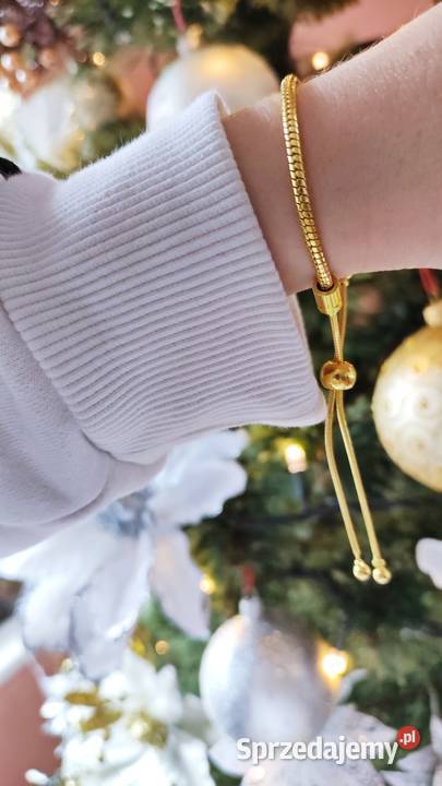 Bransoletka ZŁOTA modułowa regulowana charmsy mazowieckie Warszawa
