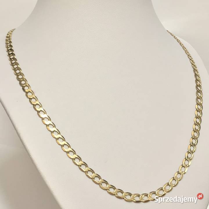 Złoty ŁAŃCUSZEK męski 585 14K cudowna PANCERKA Warszawa