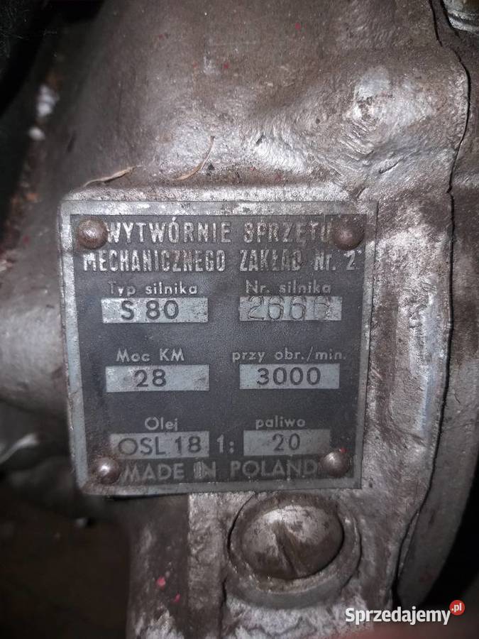 Silnik motopompa S 80 Brzeszcze