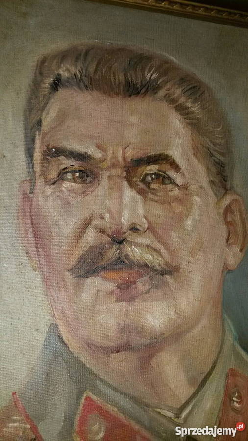 VASILI 1940 PORTRET JÓZEF STALIN UNIKAT małopolskie