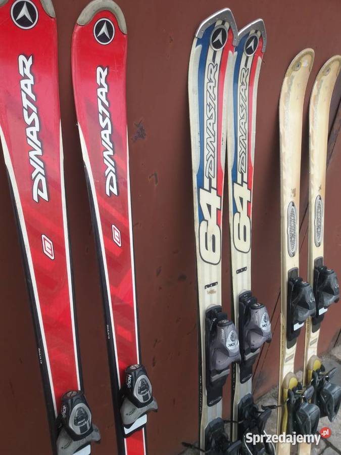 narty 150 z wiązaniami 1 para 100 trzecia para śląskie Gliwice