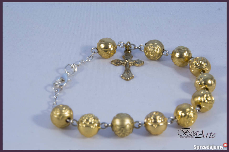 Różaniec dziesiątka różyczki 2 kolory