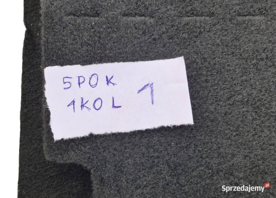 WYKŁADZINA DYWAN BAGAŻNIKA SEAT ALTEA 5P0863463K świętokrzyskie Działoszyce