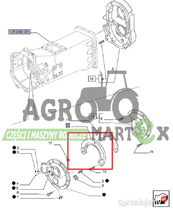 47126699 POKRYWA CNH Wichrów