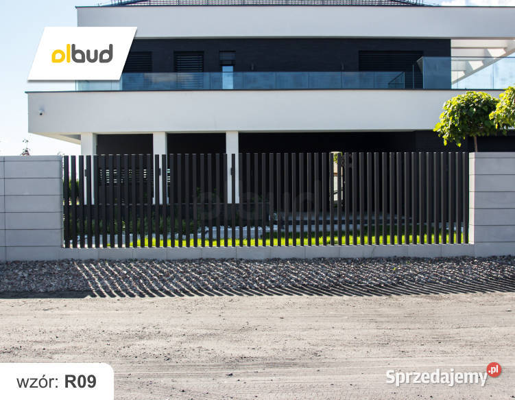 Ogrodzenia aluminiowe nowoczesne grzebieniowe Szczecin