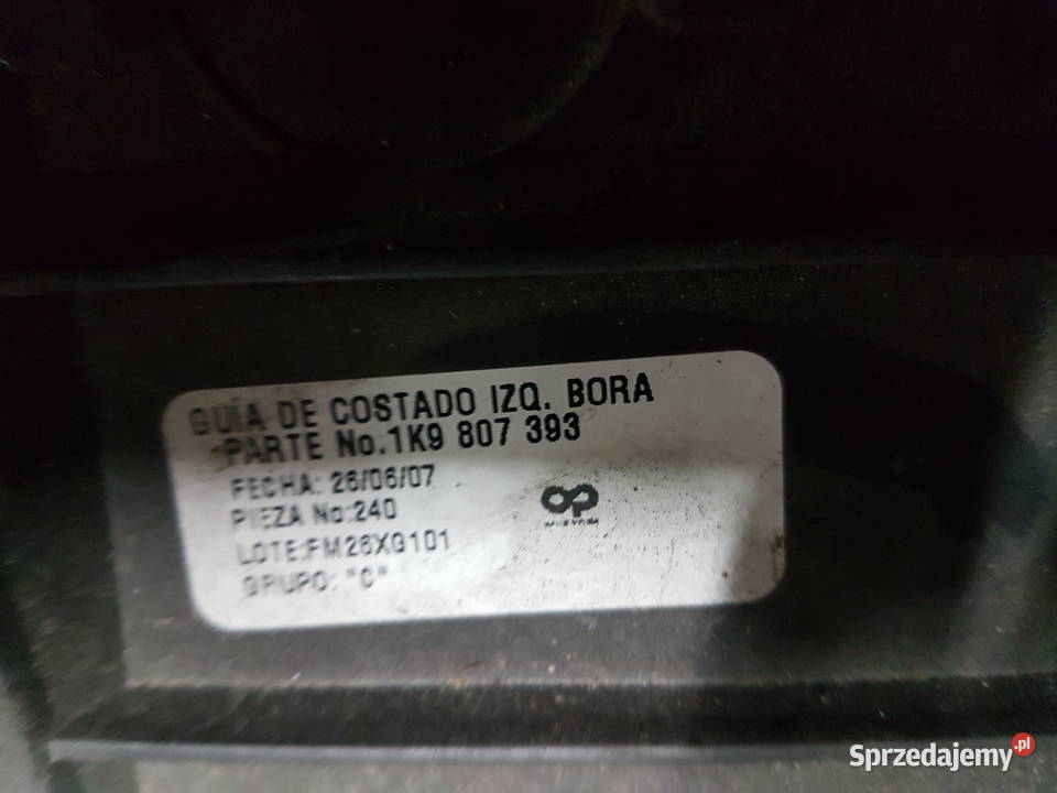 VW GOLF V KOMBI SLIZG ZDERZAKA TYL 1K9807393 wielkopolskie