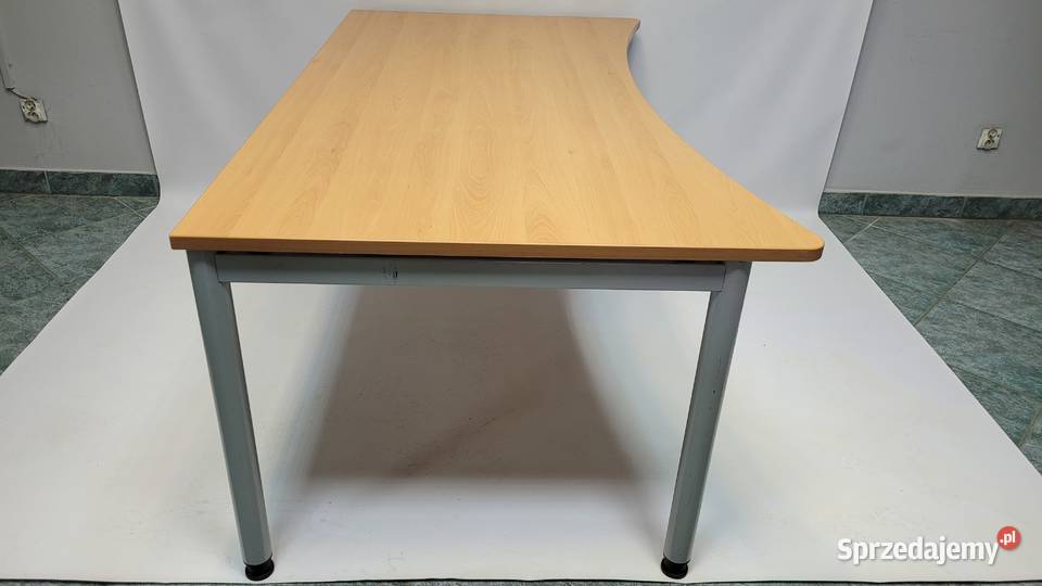 Biurko Werndl z odsuwanym blatem 180x90 buk dost Poznań