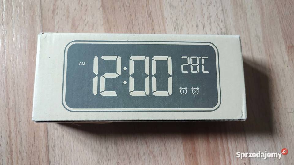 cyfrowy zegar led z termometrem i budzikiem Książ Wielkopolski sprzedam