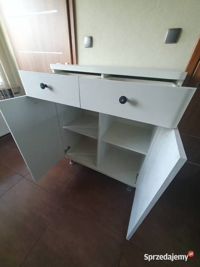 Komoda Elippe malowana na biało 111cm Orzesze