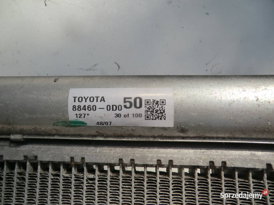 TOYOTA YARIS SKRAPLACZ CHŁODNICA KLIMATYZACJI małopolskie Krzeszowice sprzedam
