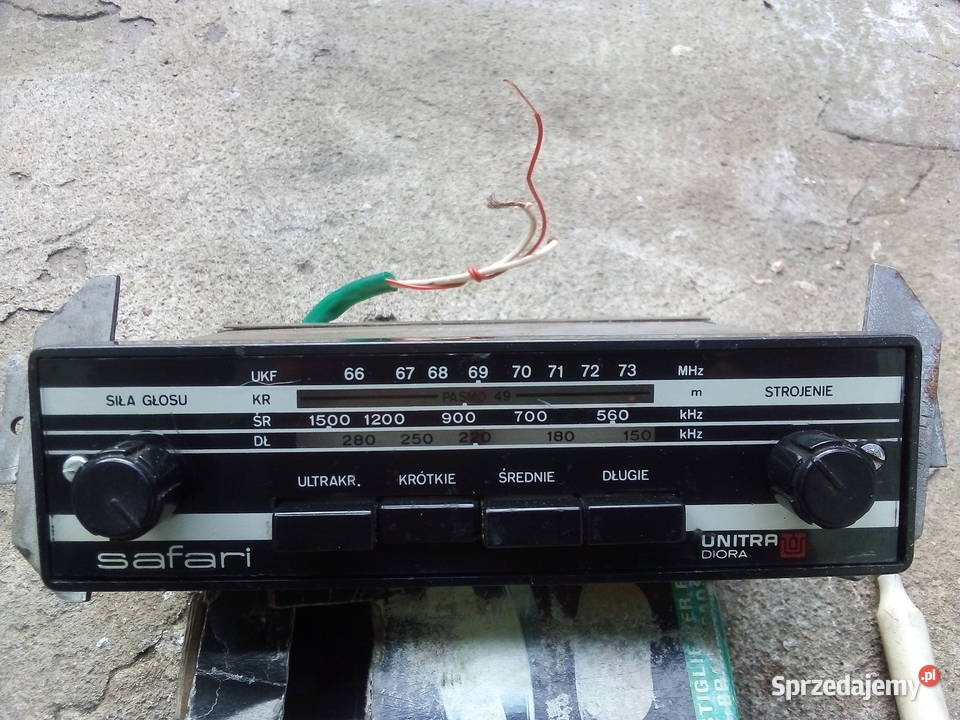 Radio samochodowe SAFARI PRL fiat 125p 126p Leszno