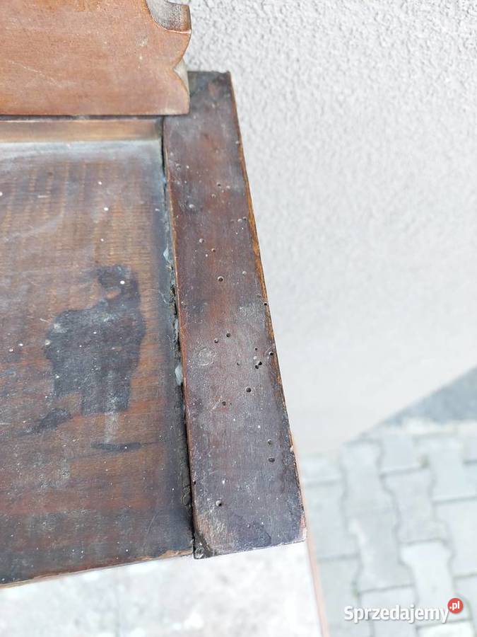 Szafka skrzynka obudowa starego zegara Tczew