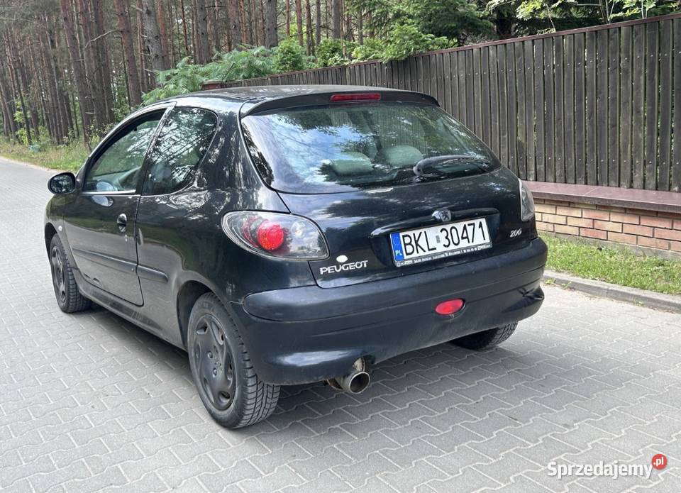 Peugeot 206 14 benzyna 2002 r Ostrów Mazowiecka