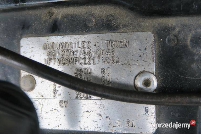 CITROEN JUMPER 2012 21980 ccm 110 diesel mazowieckie