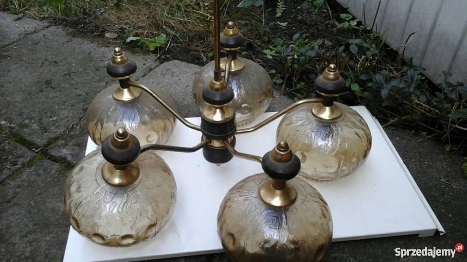 Żyrandol pięcioramienny sprzedam Wieliczka sprzedam