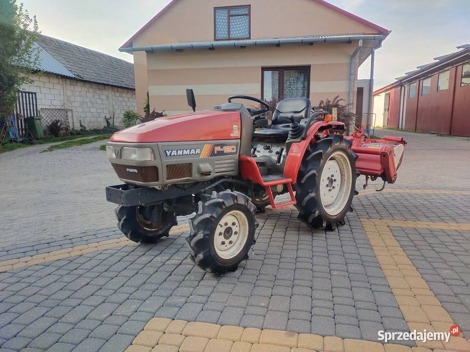 Yanmar f180 4x4 plus glebogryzarka mini