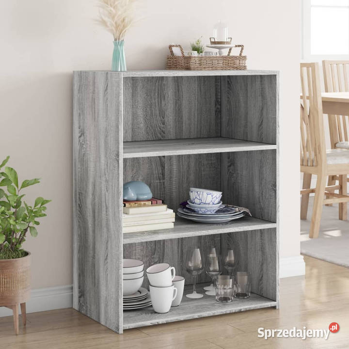 Szafka szary dąb sonoma 70x41x93 materiał Pozostałe