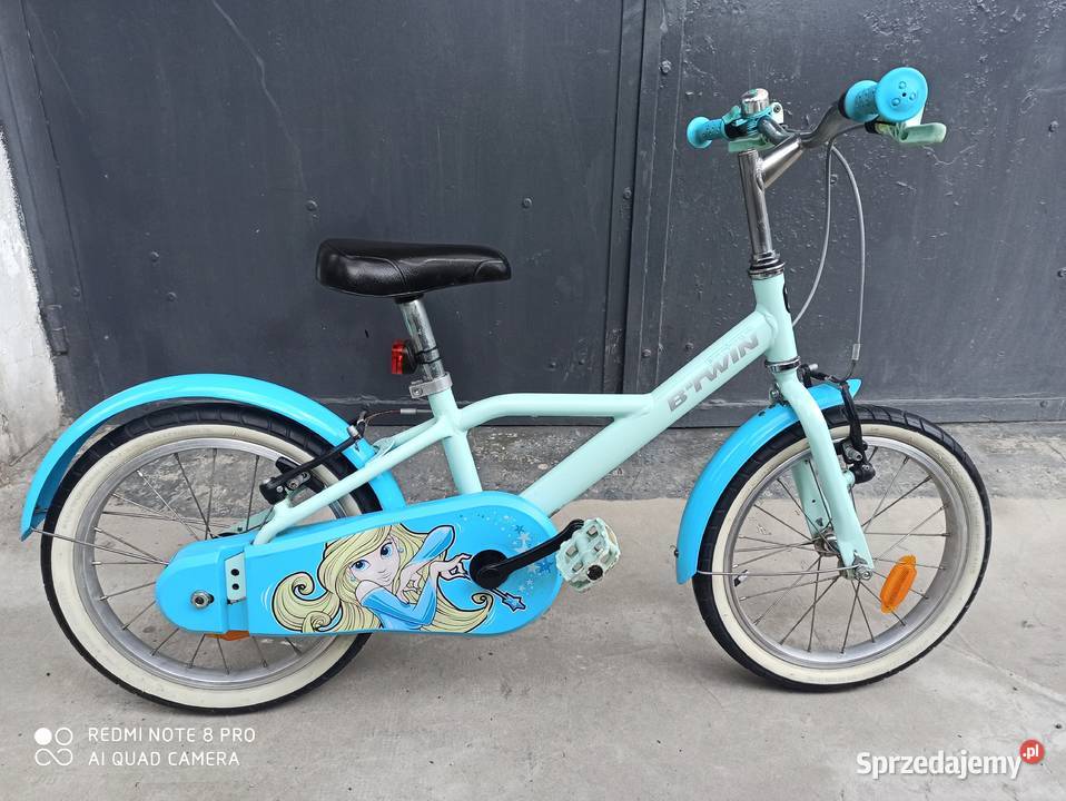 Rowerek 16 BTWIN 500 BLUE PRINCESS Śliczny Wieliczka