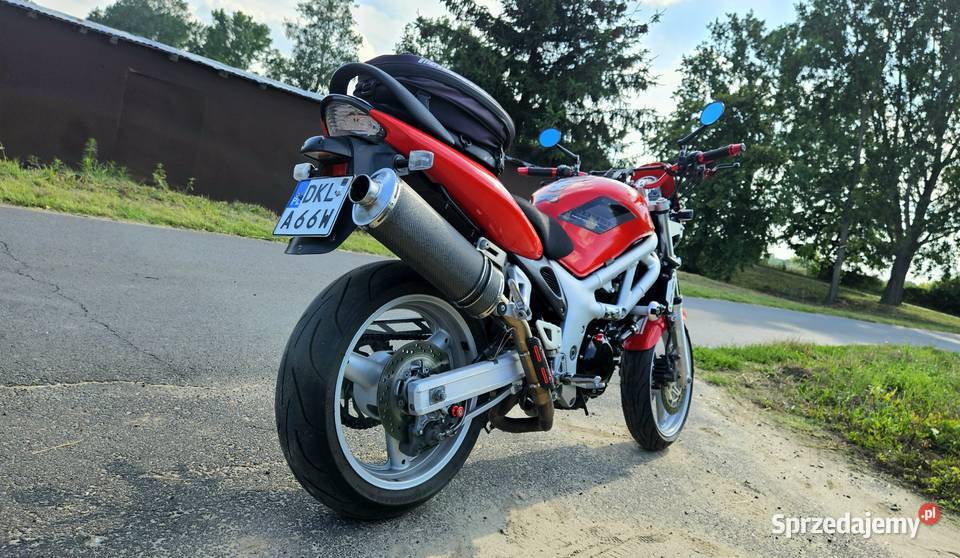 Suzuki SV650N uszanowany mocno doinwestowany czerwony Wrocław