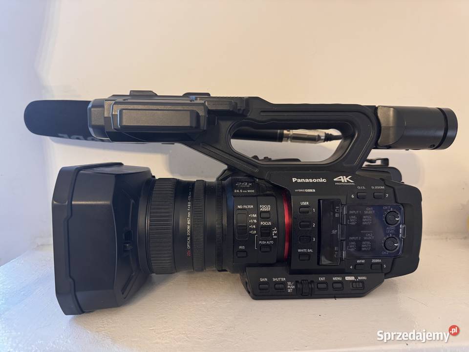Panasonic HCX2E Mikrofon shotgun RODE NTG2 Warszawa