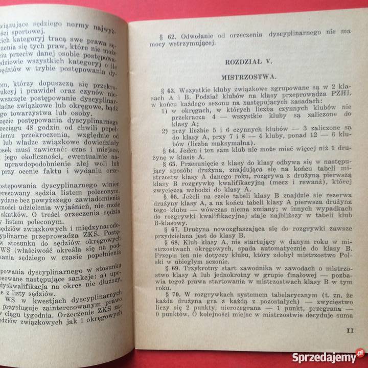 793 Regulamin Sportowy Hokeja na Lodzie sprzedam