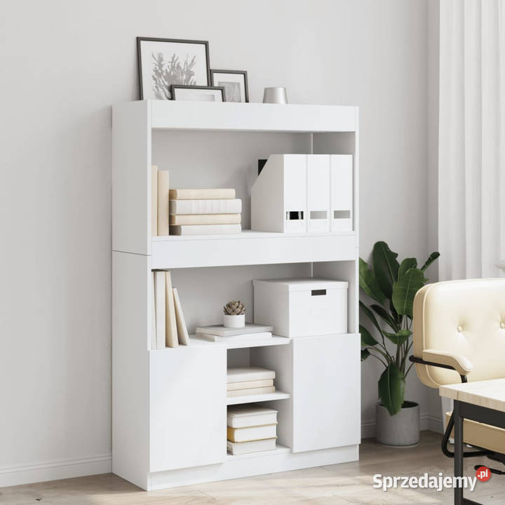 Kredens biały 92x33x140 materiał drewnopochodny Warszawa