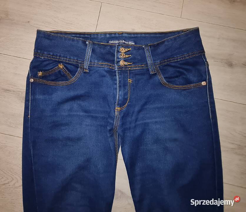 Spodnie damskie jeans granat 38M Spodnie sprzedam